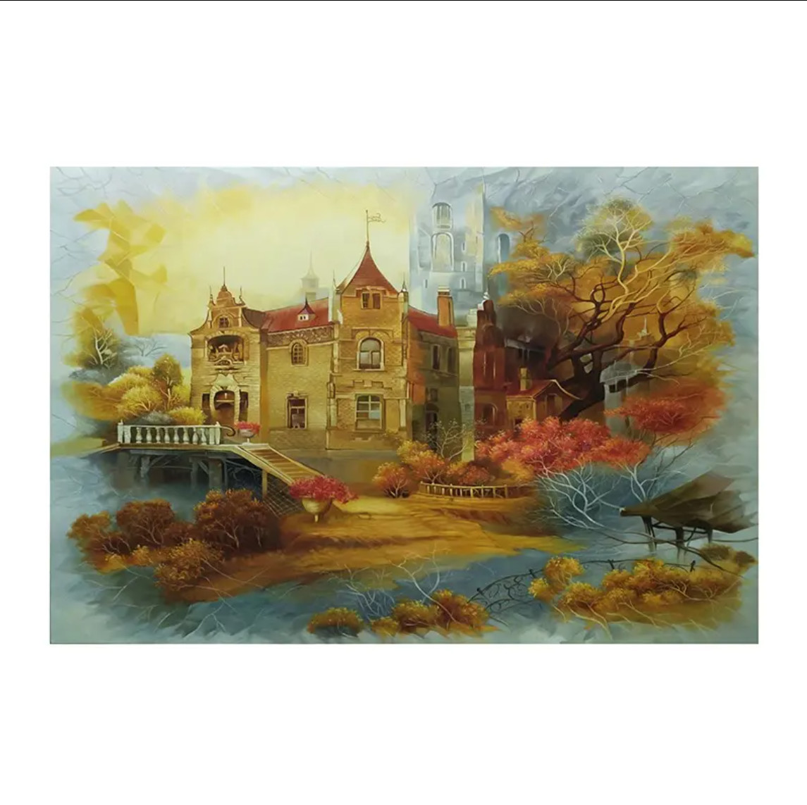 Hand-Painted Oil Painting On Canvas For Room Wall Art Decor