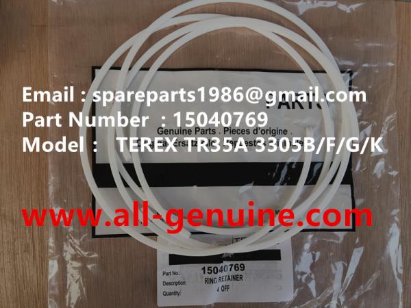 TEREX 15040769 RETAINER MINING NHL DUMP TRUCK TR35 TR50 TR60 TR100 3305B 3305F