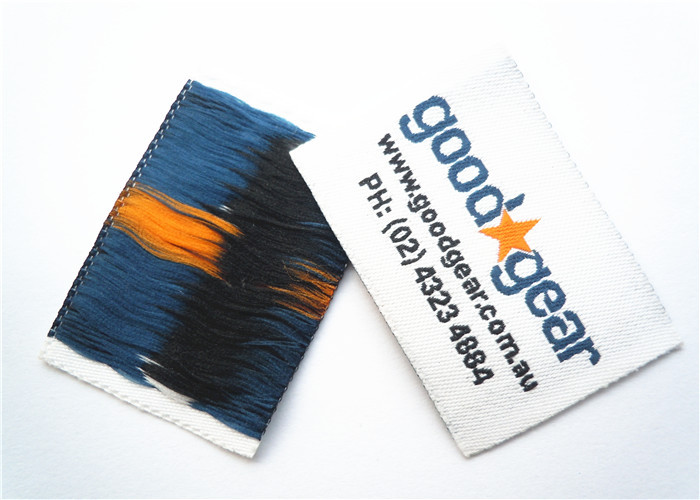High Grade Personalized Garment Tags Woven Fabric Environmental