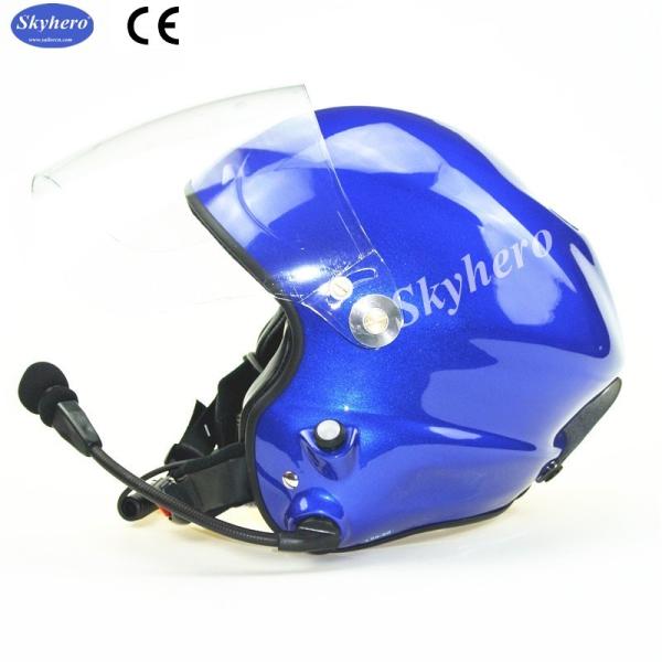 EN 966 Paramotor helmet two side PTT headset 13 years professional manufacturer
