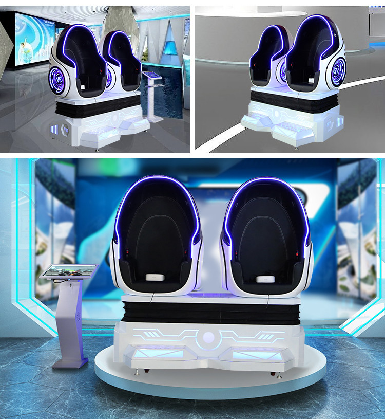 Amusement Park Arcade 9D VR Cinema Egg Chair Roller Coaster Simulator