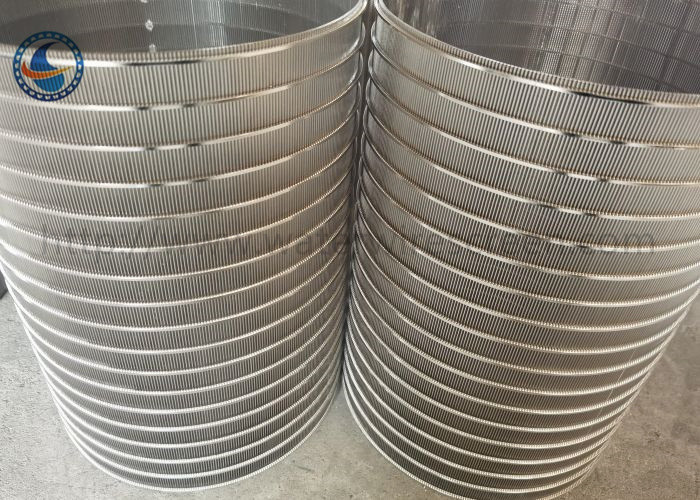 Stainless Steel 304 V Slot Johnson Wedge Wire Screens Centrifuge Filtration