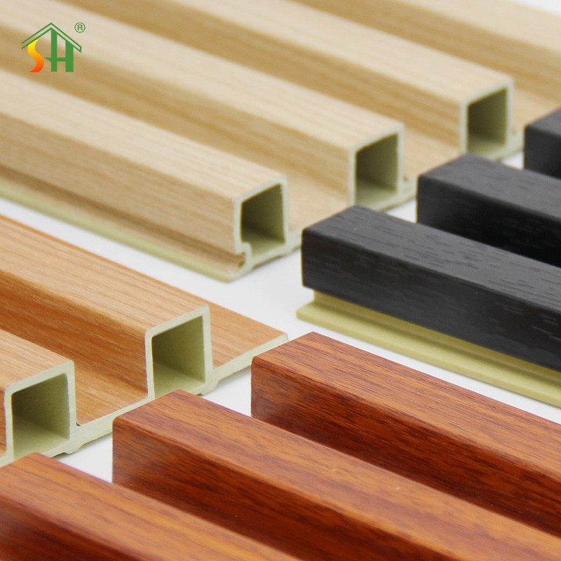 Wood Facade Co-Extrusion Wpc Exterior Wall Cladding Wpc Great Wall Panels Decorative Wood Plastic Composite Wall Board