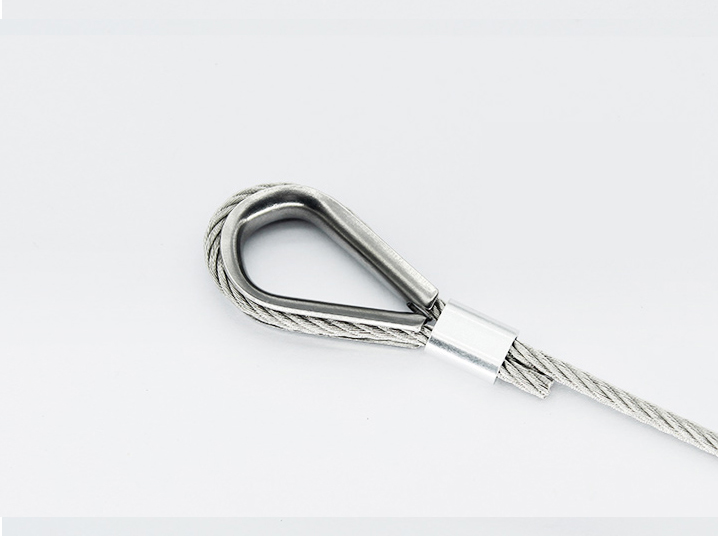 1000m/reel Transparent PVC Coated Stainless Steel Wire Rope Length 1000m/reel 0.50MM 7x7 AISI 201/304/316