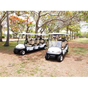 China Environmental Park 8 Person Golf Cart Sightseeing Bus With Led Front Lights on sale