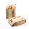 Buy cheap Brown Bread Kraft Paper Packing Bags With Window FCS SGS FDA Certified from wholesalers