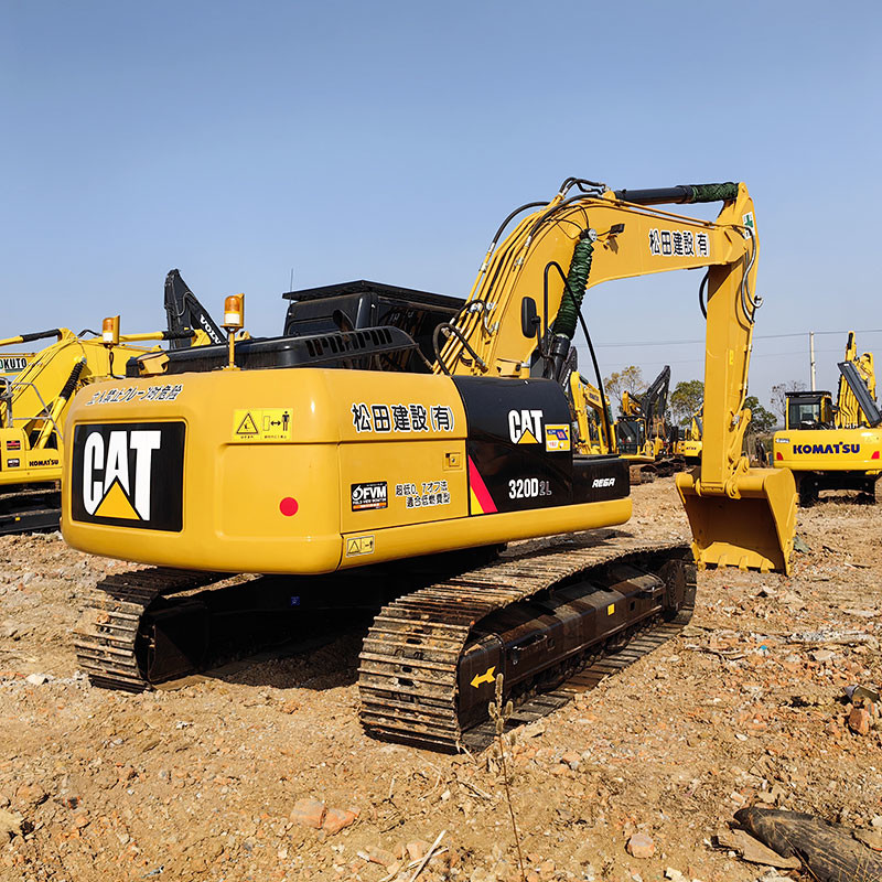 Used Caterpillar 320D2L Excavator 1m³ Bucket Capacity CatC7.1 Engine High Efficiency