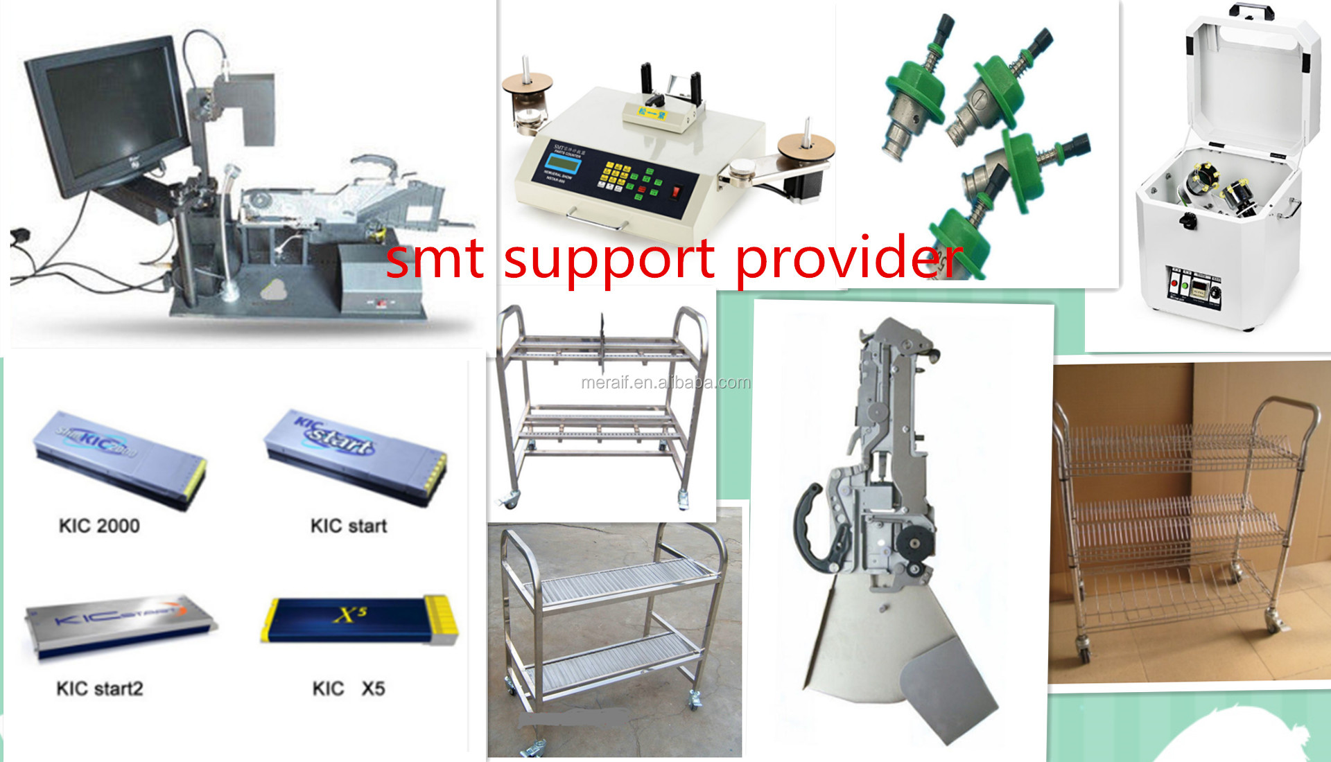 SMT splice cart for double smt splice tape/smt splice device for big carrier tape use