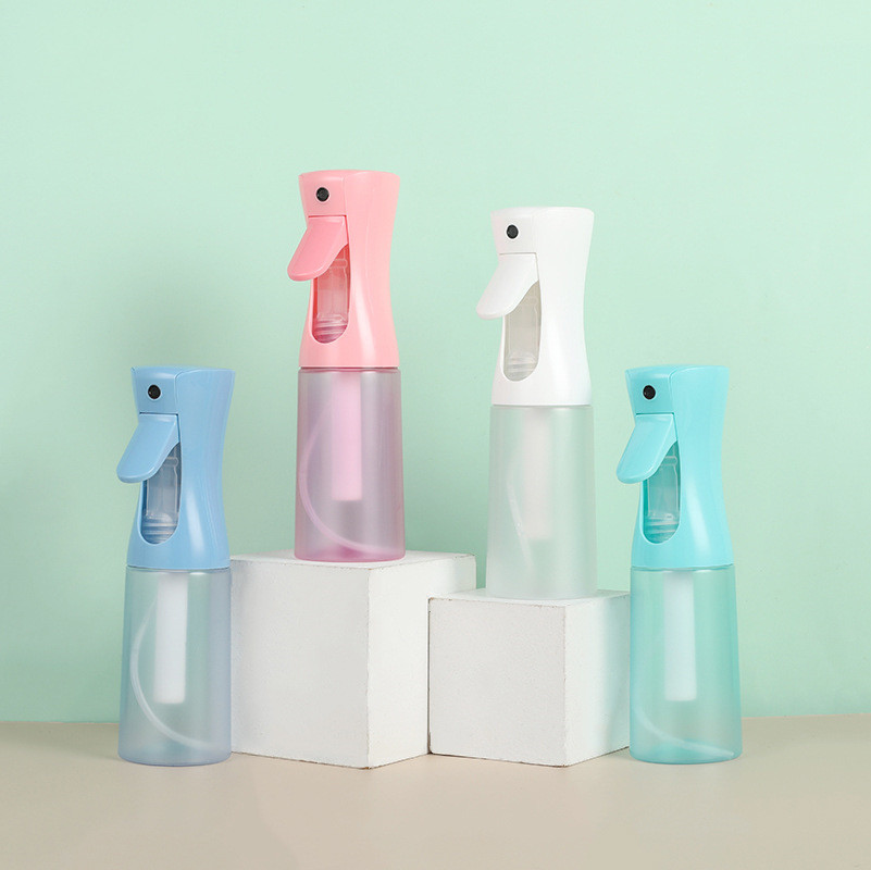 Frosted Continuous Spray Bottle 200ml 300ml 7oz 10oz Personal Care Packaging Mist Bottle