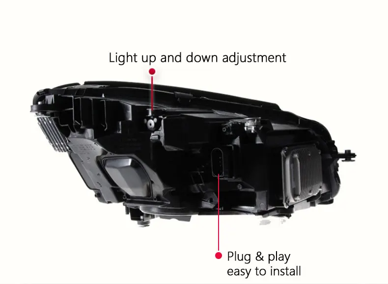 LED Headlights Assembly For Mercedes Benz S Class W222 14-18 Modified Maybach Front Head Light Drl Flowing Turn S65 S63