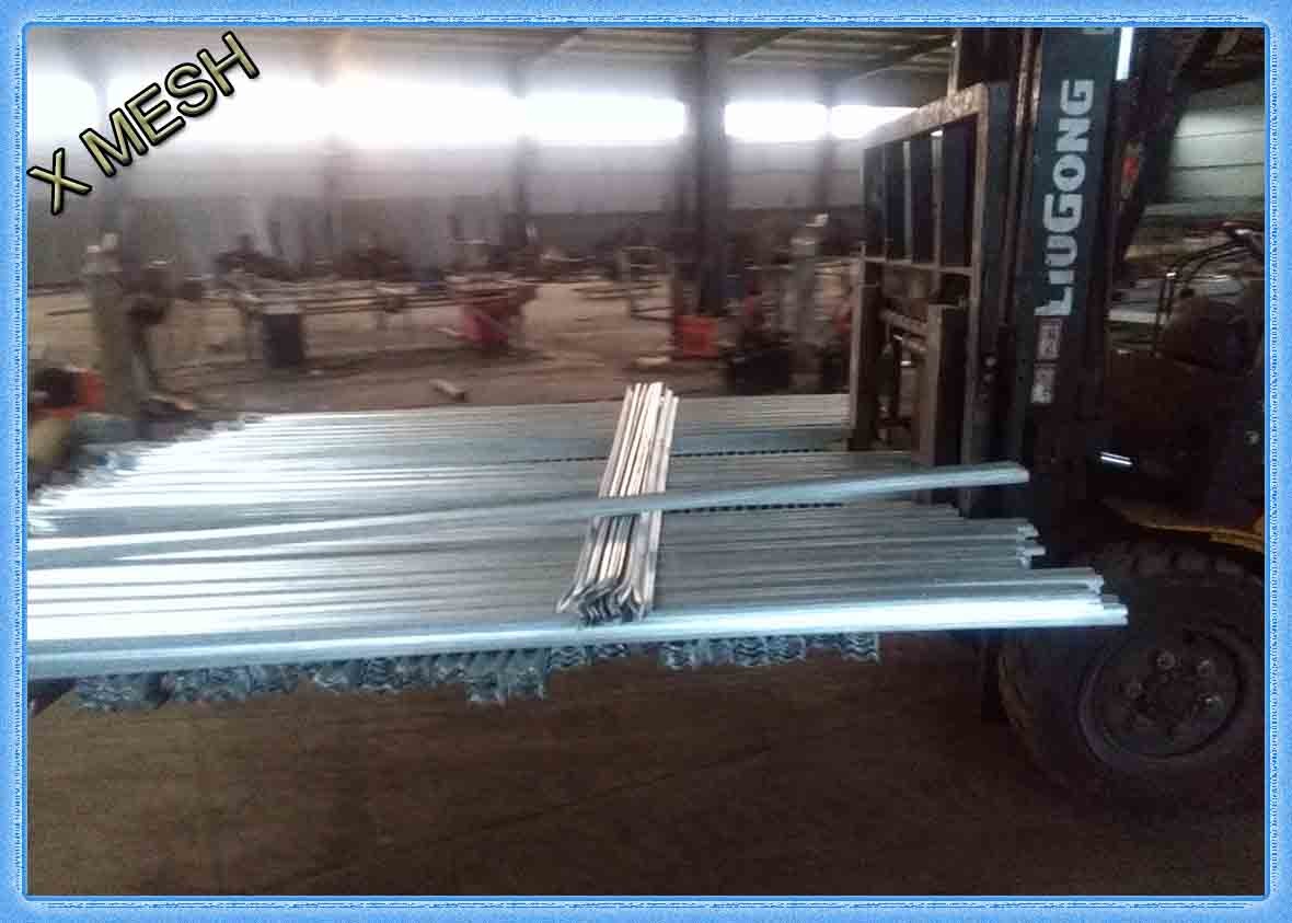 W Profile Galvanized Palisade Fencing-002