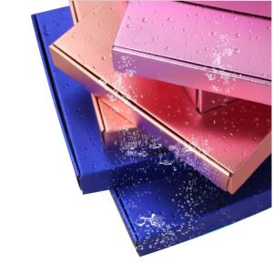 Custom Printing Folding Custom Corrugated Box With Waterproof Metal Film