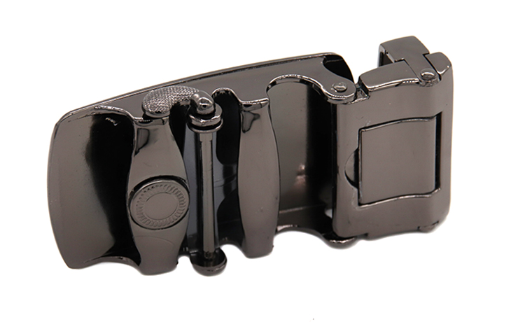 Wenzhou Kml Black business classic metal automatic belt buckle for men
