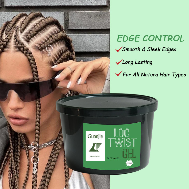 Organics Big Size Hold Edge Gel Wholesale Neat Conditioning Braiding Shining Custom Edge Control Hair Gel Hair Wax For Lady