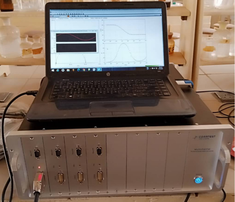 Ethernet Communication Multichannel Galvanostat CS310X 4 Channel EIS Potentiostat