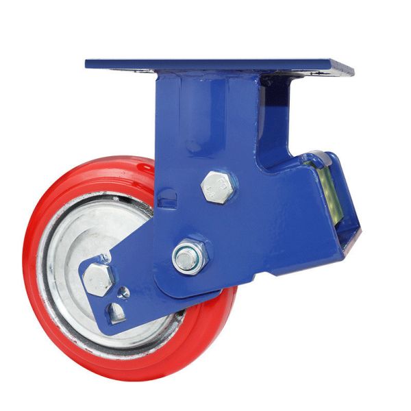 Medium Duty Shock Absorption Wheel Castor with 100mm Diameter and Maximum Load