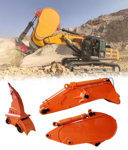 Heavy Duty Excavator Eagle Beak Arm For Shale Excavation And Rock Breaking