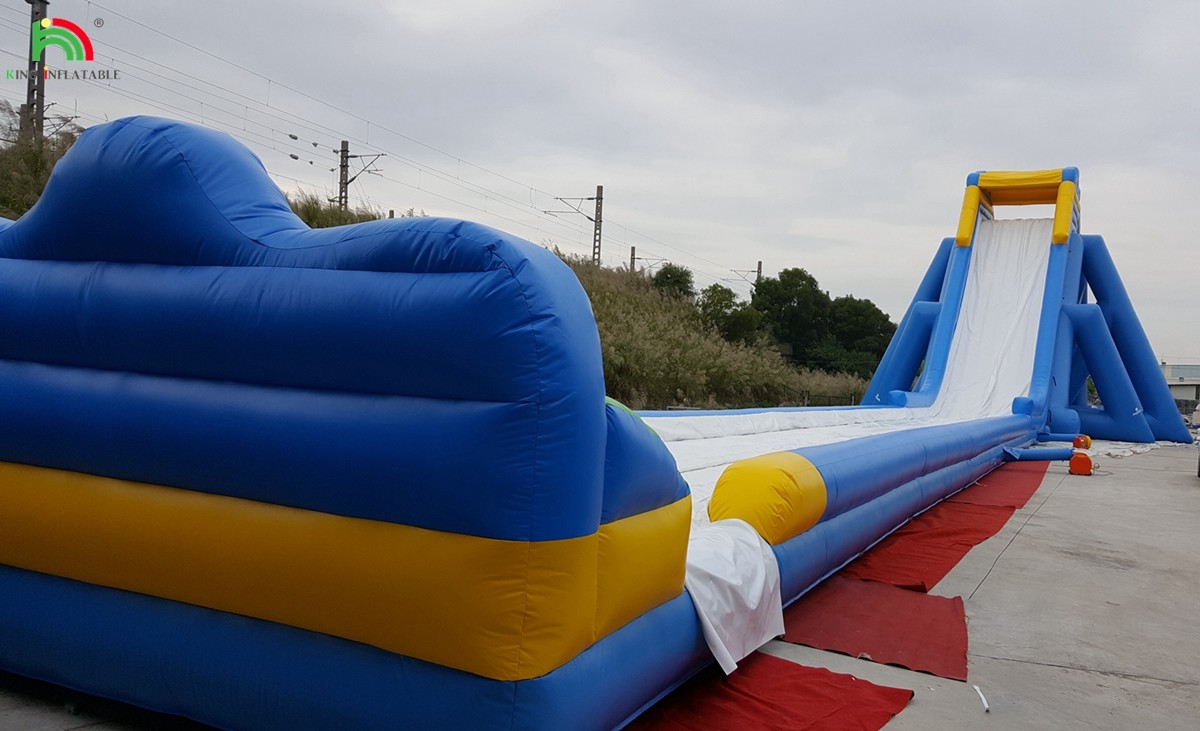 Commercial Pool Slide Giant Inflatable Slide City Outdoor Amusement Park Inflatable Slides For Sale