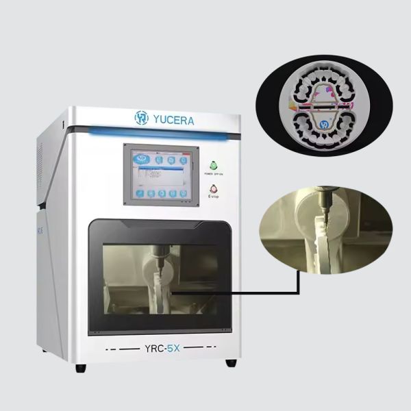 Quality Yucera High Speed Drilling Milling Machine for Dental Lab Zirconia Block Processing for sale