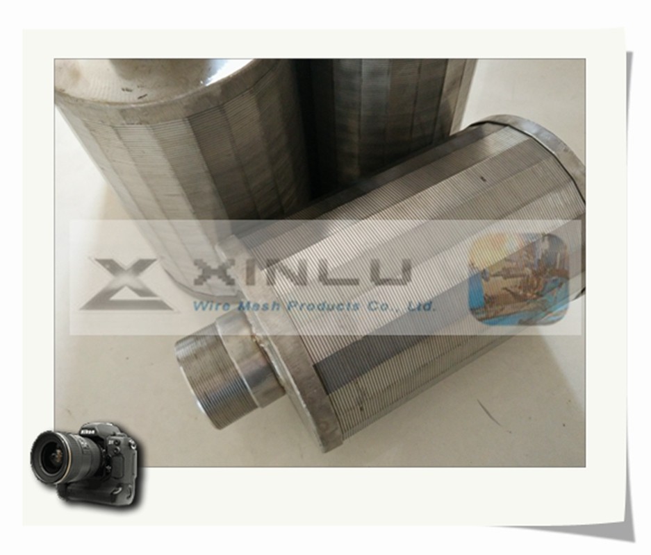 SS304 Water Filter Nozzles O.D 57mm Strainer Wedge Wire Nozzle