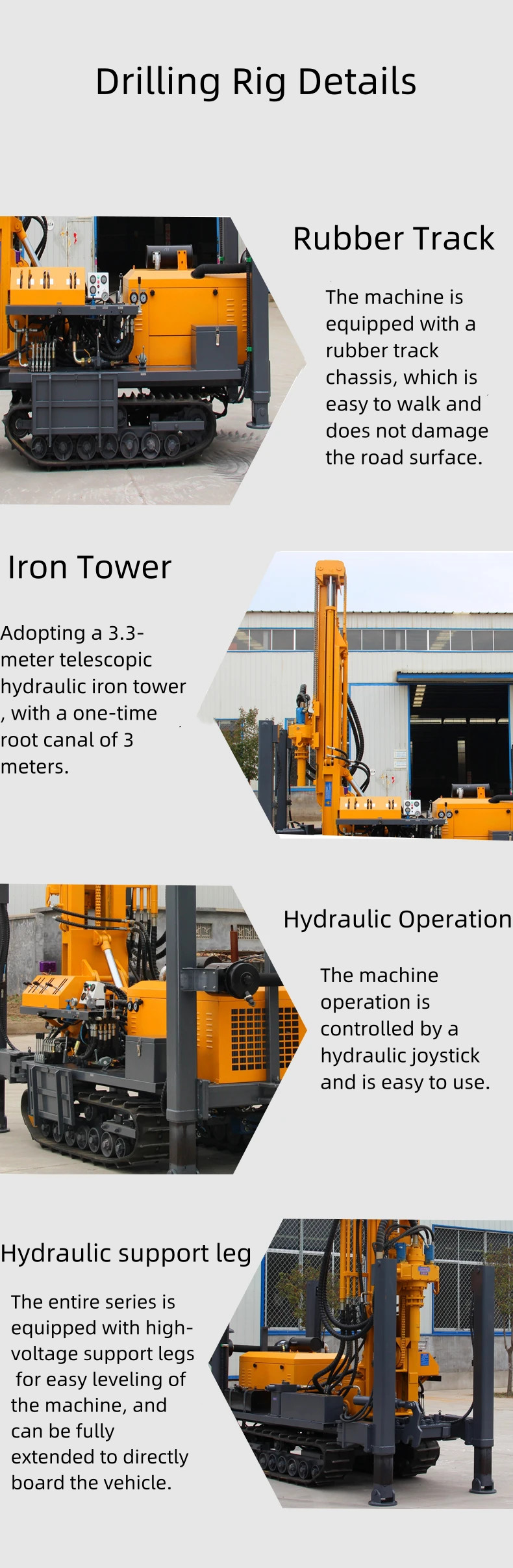 200m Deep Borehole Water Well Drill Rig Water Well Drilling Machine Drilling Rig for Water Well