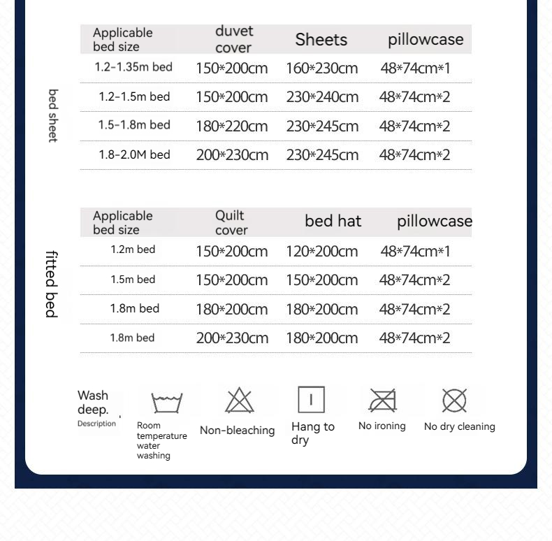National Standards Color Fastness Grade Luxury Cartoon Student Dormitory Bedding Sets