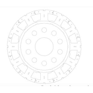 OD122mm small inertia motor rotor and stator Custom Various models motor core