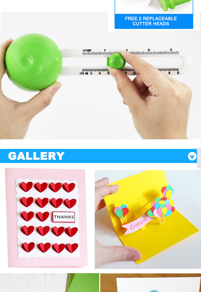 DIY Crafts Mini Rotary Circle Cutter Trimmer For Plastic and Metal Materials 22*7*4