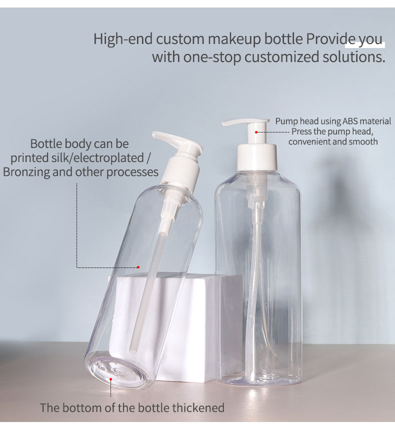 PET Square Hand Soap Dispenser 500ml Foam Pump Bottle Refillable For Lotion Shampoo Conditioner