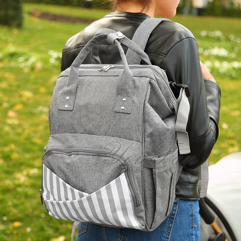 Unisex Nappy Stylish Bag baby diaper bag and bed