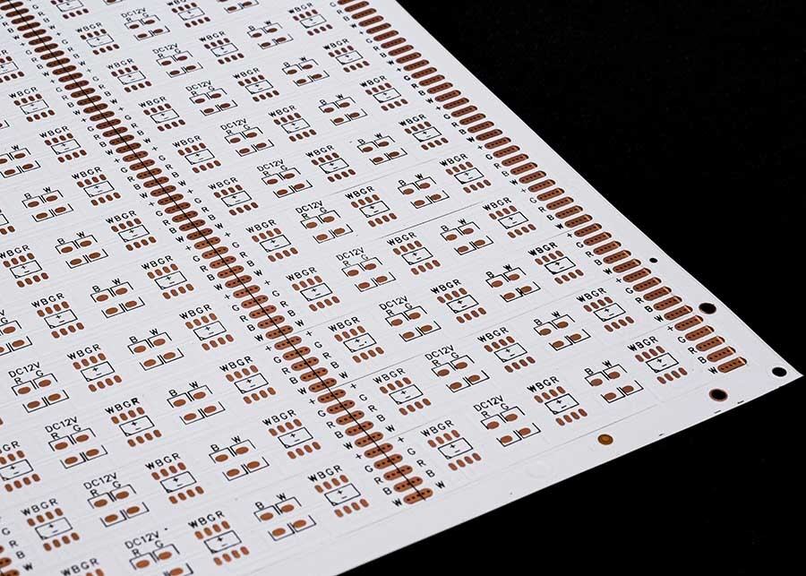  5050 Double Sided LED Strip Flexible Circuit Board Black Character OSP 24V LED Board Manufactures