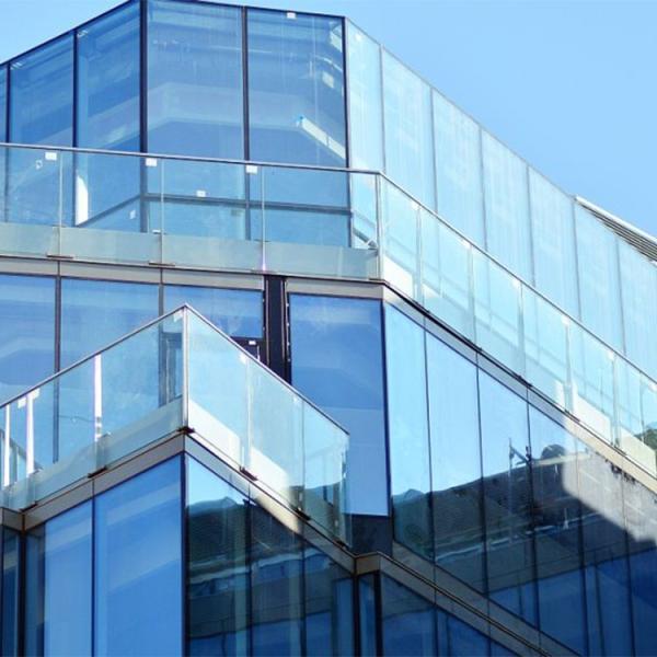 Clear Tempered Glass Toughened Glass For Screen Wall Plank Road Partition Sun