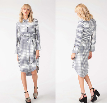 Women Summer Clothing 100 % Cotton Denim Dress