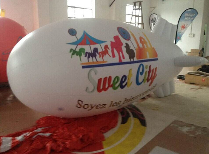 PVC Inflatable Advertising Products Airtight Blimp Helium Airship for Display