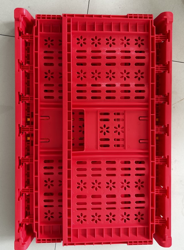 Nestable Mesh Vegetable Plastic Moving Crates Storage Turnover Box Delivery Turnover