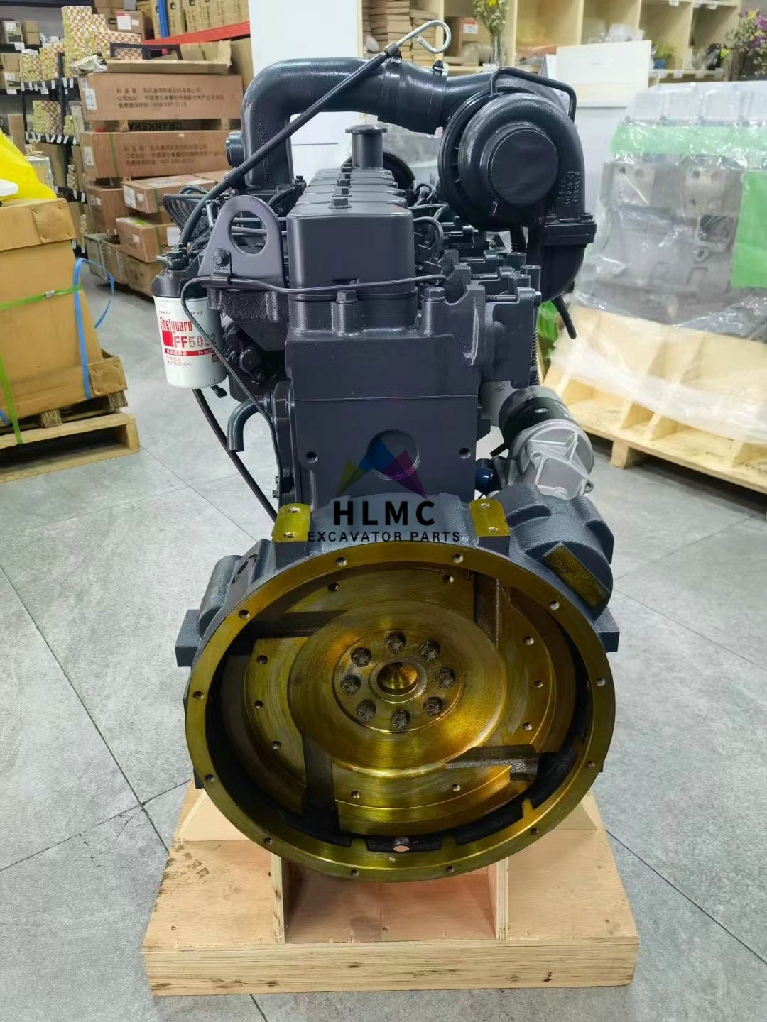 6D102 6D102-2 Excavator Engine Parts SAA6D102E-2 Complete Engine Diesel PC220-7 PC200-7 PC270-7