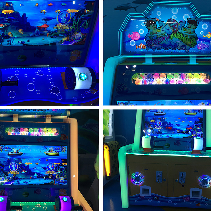 Anniversary Promotion Go Fishing Electronic Game Machine Arcade With 55 Inch LCD Display