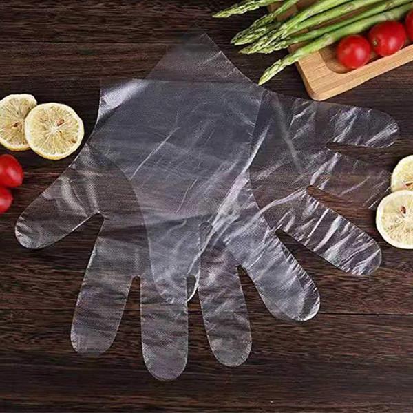 HDPE/PE Disposable Plastic Gloves Restaurant Home Service Catering Hygiene