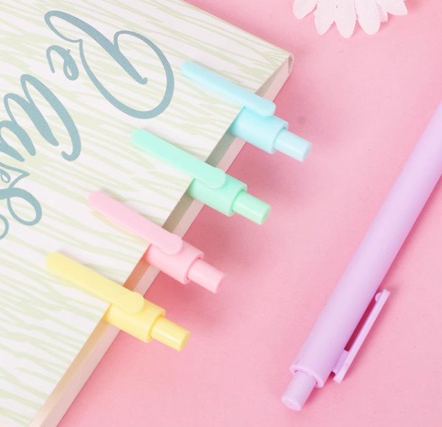Neutral Pen Cartoon Neutral Pen Water Pen High Beauty Candy Color Office Stationery Plastic pen