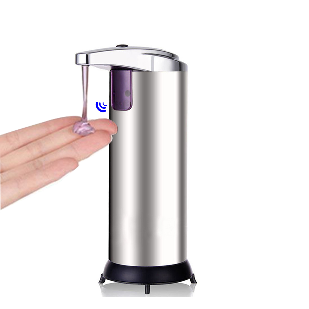 Smart Stainless Steel Hands Free Soap Dispenser Battery Operated