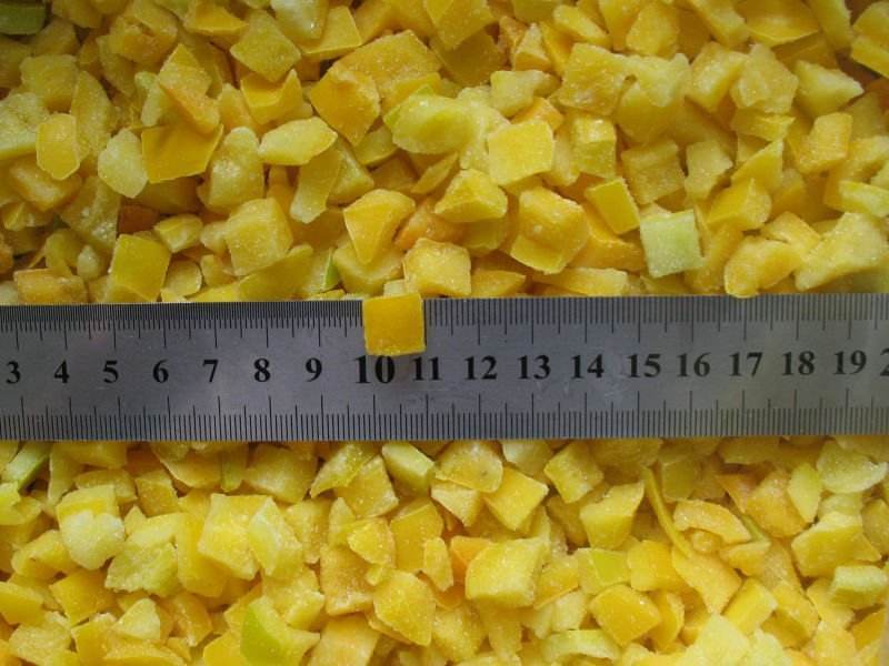 Organic IQF Frozen Yellow Sweet Bell Pepper Strips Sliced Dice Cubes Freezing Healthy Natural Chinese