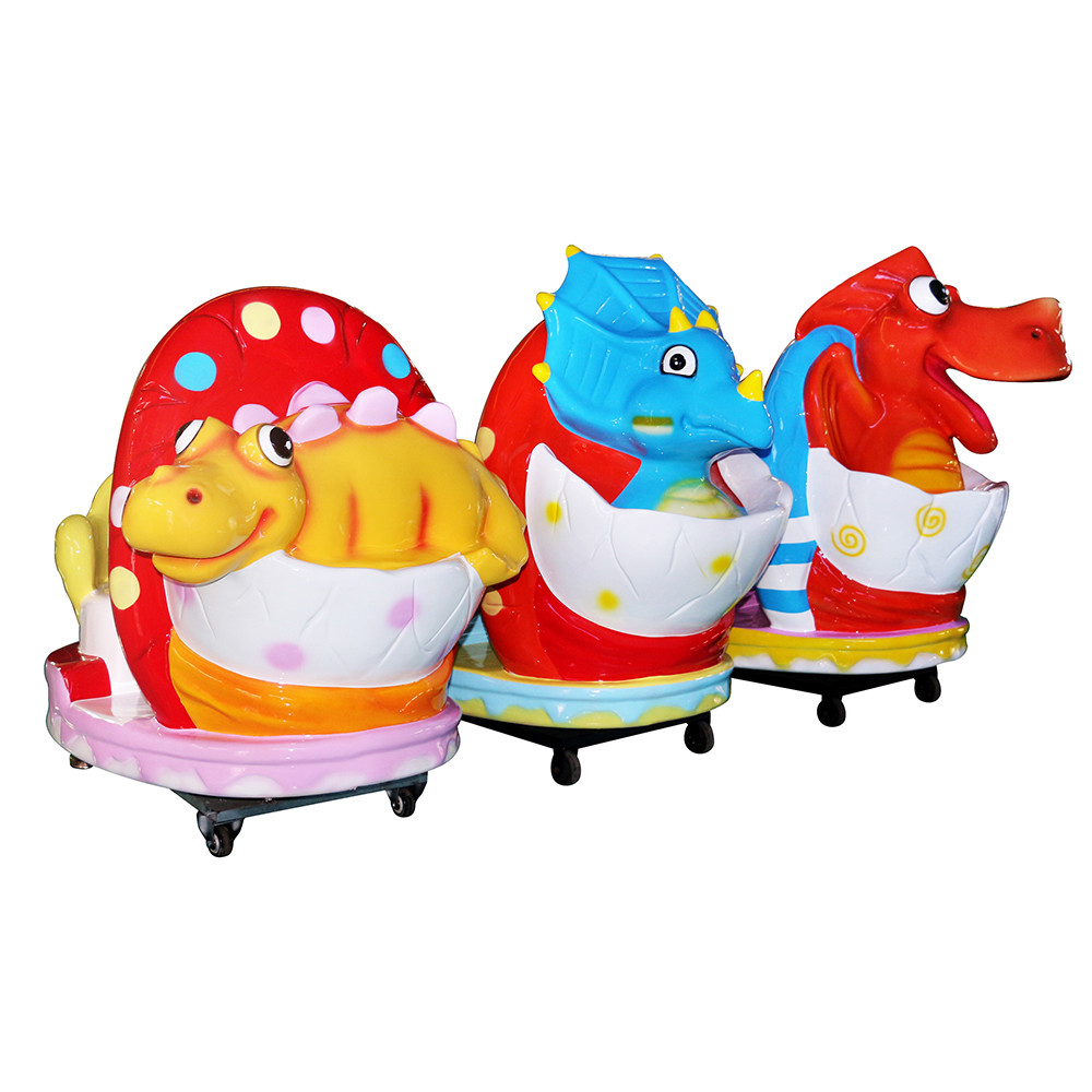 Kids Coin Operated Horse Kiddie Ride / Animal Dinosaur Kiddie Ride Carousel