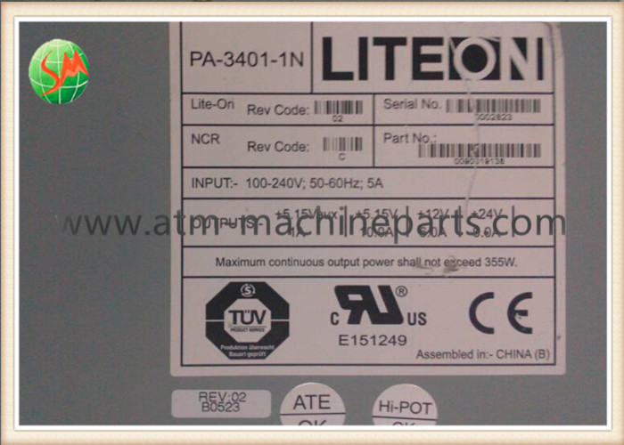 009-0019138 NCR ATM Parts SWITCH MODE POWER SUPPLY 355W 0090019138
