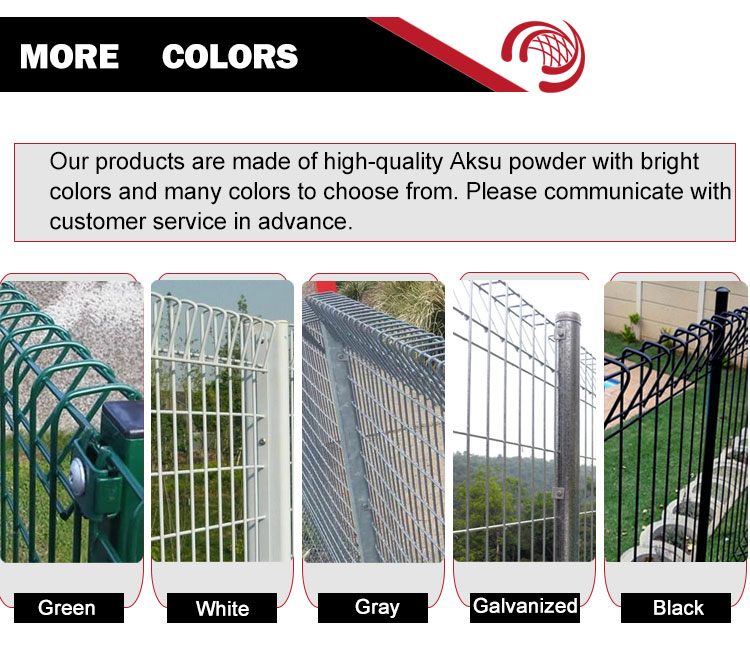 High performance galvanized brc weld mesh panel fence