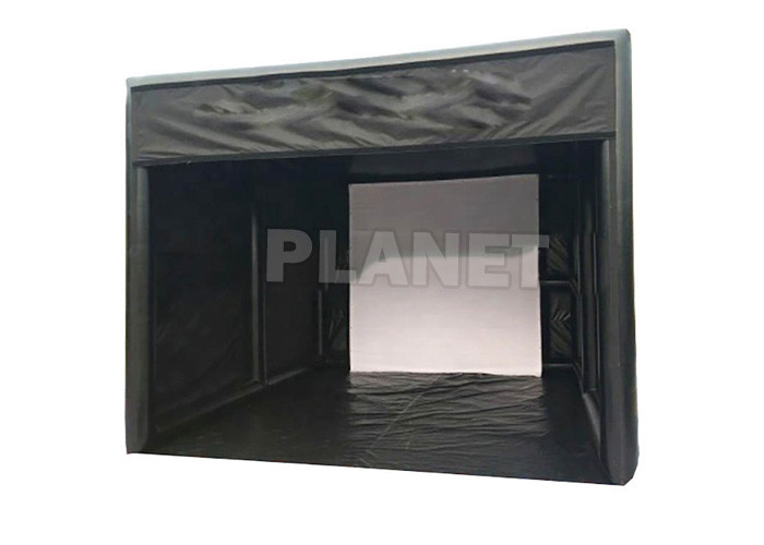 Air Sealed Black PVC Customized Sports Cage Tent Inflatable Golf Simulator Tent