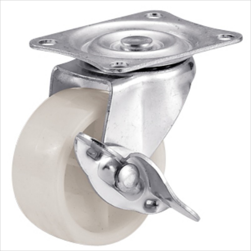 1.5 inch white PP caster