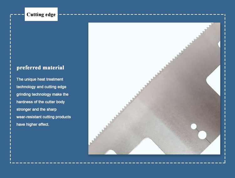 Serrated Saw Vertical Packaging Machine Blades M2 High Speed Steel 58-62HRC
