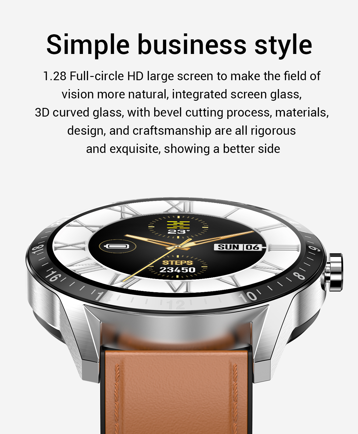 HL20Pro Smartwatch 1.28 Inch 240*240 Waterproof Sports Main Chip RTK8762C