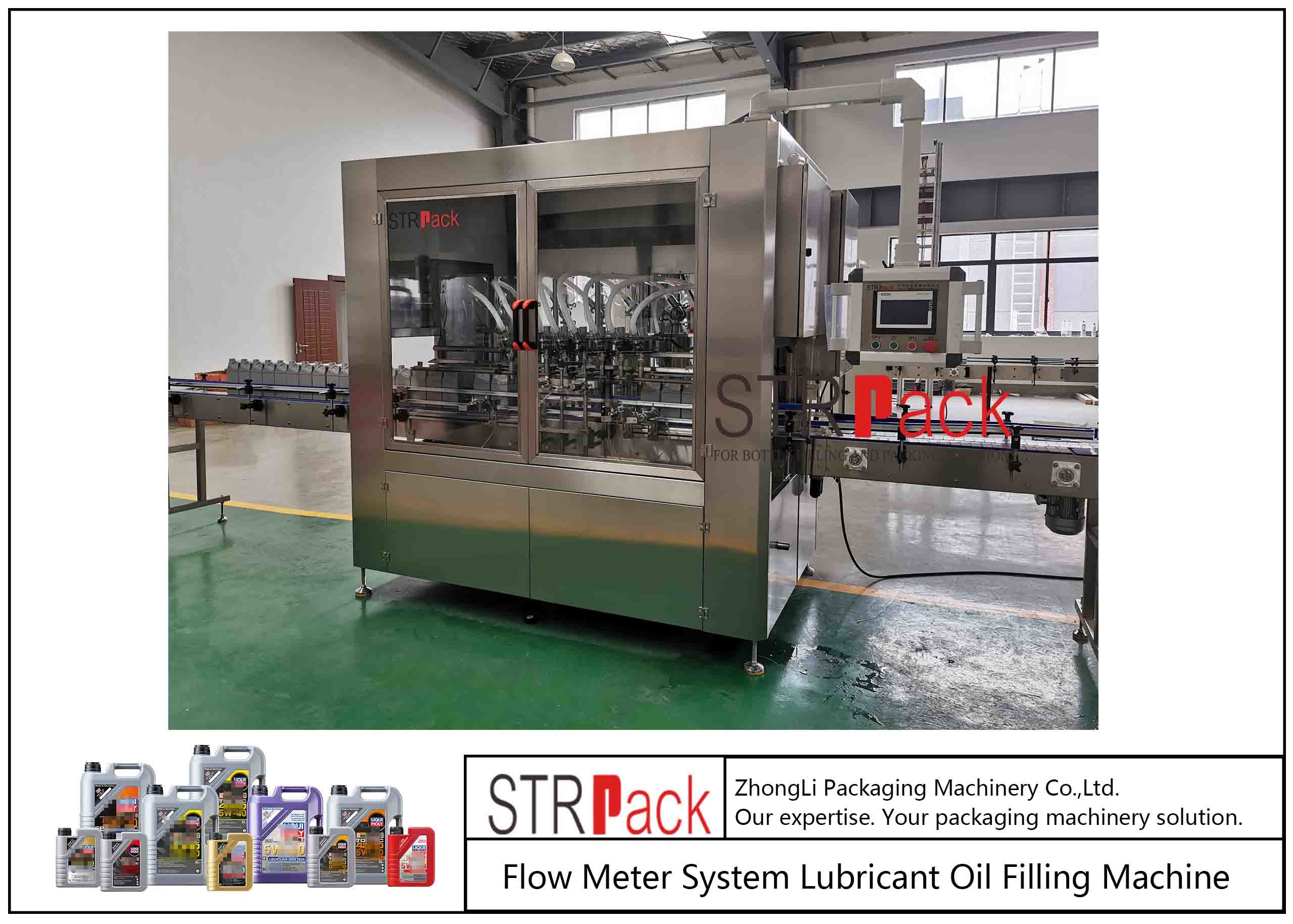 Factory Price Fully Automatic Plastic Bottle Car Products Industry Motor Oil Multi-Head Filling Machine Customizable Con