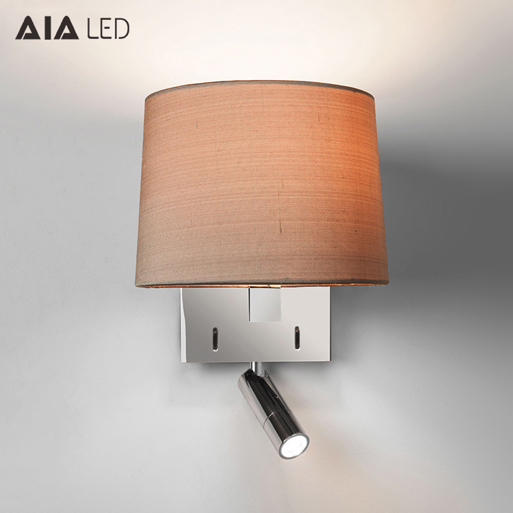 E27 holder and 3W LED indoor flexible led reading wall light & inside bed wall light for bedroom